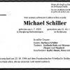 Schiller Michael 1929-1996 Todesanzeige